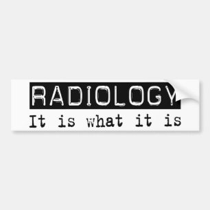 Pegatina Para Coche Radiología es