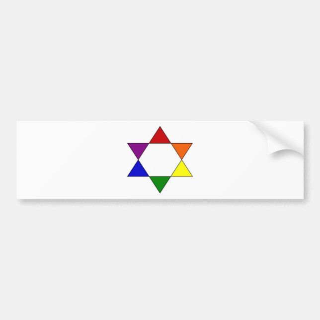 Pegatina Para Coche rainbowstar (Frente)