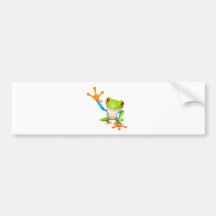Pegatina Para Coche Rana de pequeño árbol