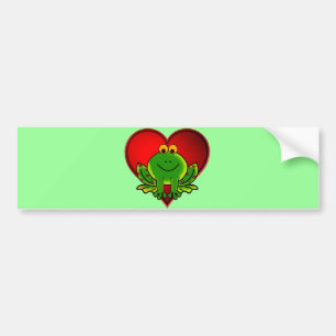 Pegatina Para Coche Rana de San Valentín