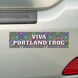 Pegatina Para Coche Rana Viva Portland