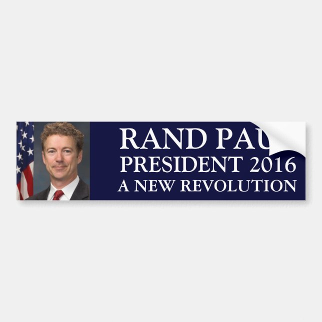PEGATINA PARA COCHE RAND PAUL 2016 (Frente)