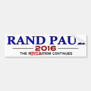 Pegatina Para Coche Rand Paul 2016