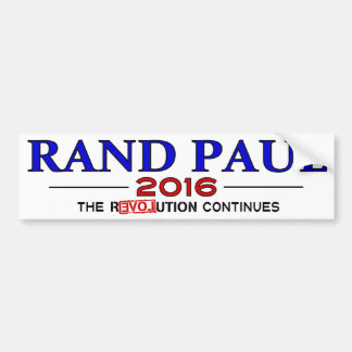 Pegatina Para Coche Rand Paul 2016