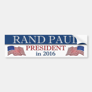 Pegatina Para Coche Rand Paul 2016 Patriotic