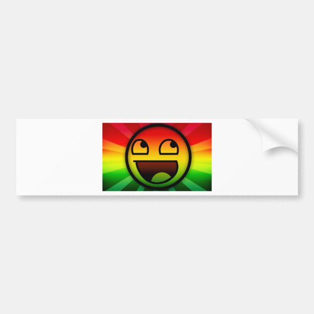 PEGATINA PARA COCHE RAP DEL REGGAE DE RASTAFARI (Frente)