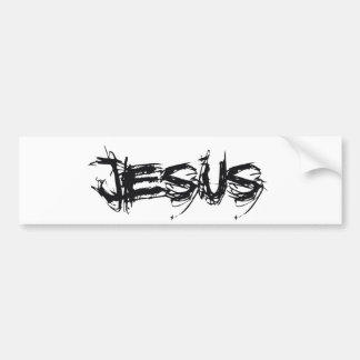Pegatina Para Coche Rasguño de Jesús Noir