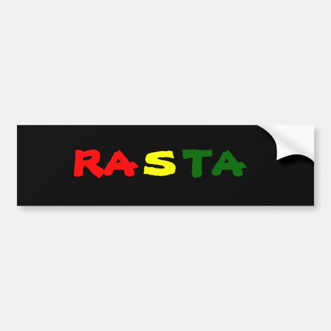 PEGATINA PARA COCHE RASTA (Frente)
