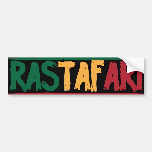 Pegatina Para Coche Rastafari (Frente)