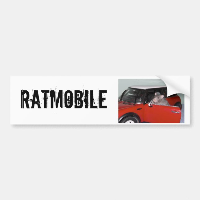 PEGATINA PARA COCHE RATMOBILE (Frente)