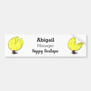 Pegatina Para Coche Ratón blanco con ilustracion personalizado de ques