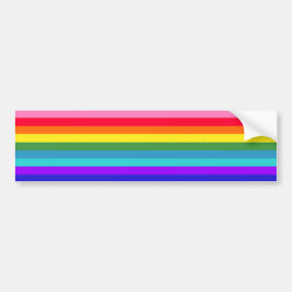 Pegatina Para Coche Rayas arcoiris