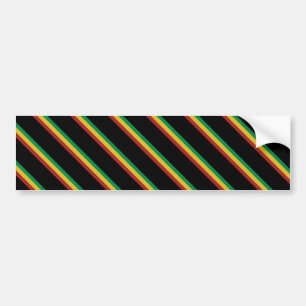 Pegatina Para Coche Rayas básicas de Rasta