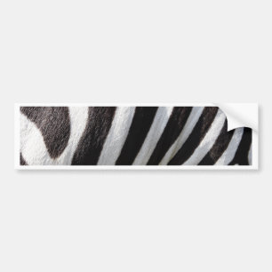 Pegatina Para Coche Rayas de pelo de cebra blanca y negra