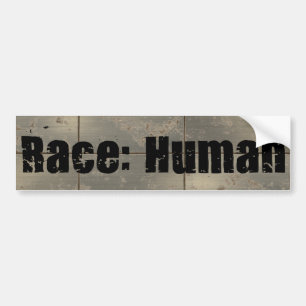Pegatina Para Coche Raza: Humano