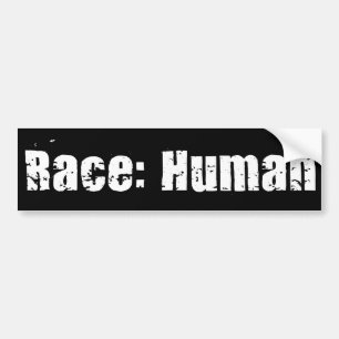 Pegatina Para Coche Raza: Humano