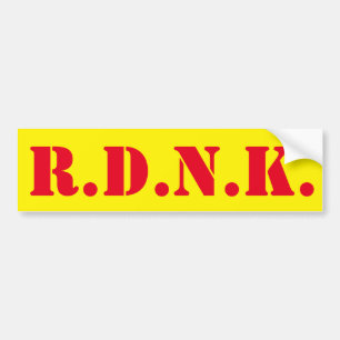 PEGATINA PARA COCHE RDNK