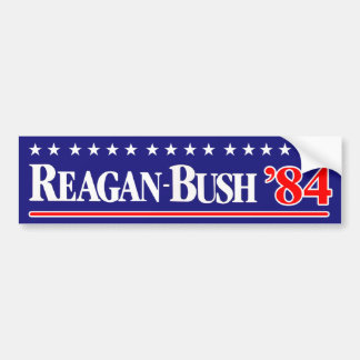 Pegatina Para Coche Reagan Bush 84