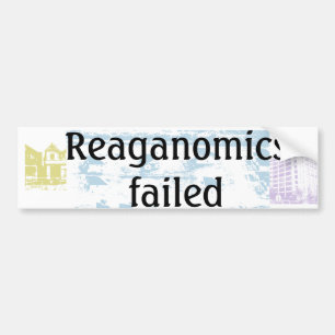 Pegatina Para Coche Reaganomics falló