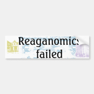 Pegatina Para Coche Reaganomics falló