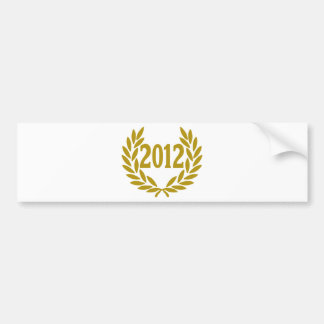 Pegatina Para Coche real-laurel-corona 2012