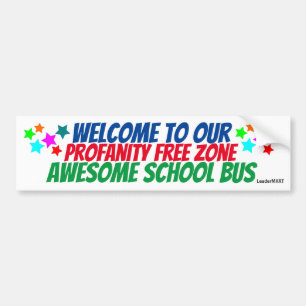 Pegatina Para Coche ¡Recepción a nuestro… autobús escolar!