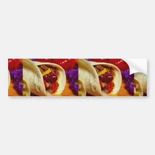 Pegatina Para Coche Receta hermosa del Burrito para los amantes de la