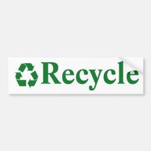 Pegatina Para Coche Reciclar