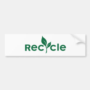Pegatina Para Coche Reciclar