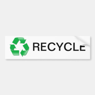 Pegatina Para Coche Recicle Bumpersticker