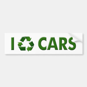 Pegatina Para Coche Reciclo coches
