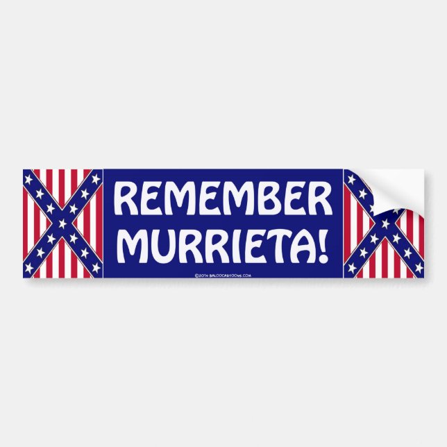PEGATINA PARA COCHE RECUERDE MURRIETA (Frente)