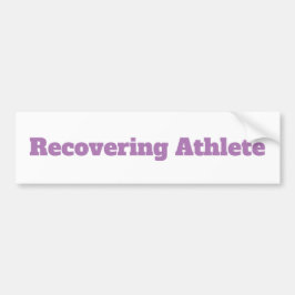 Pegatina Para Coche "Recuperando atleta" Bumper Sticker