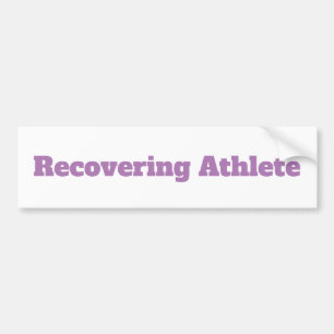 Pegatina Para Coche "Recuperando atleta" Bumper Sticker