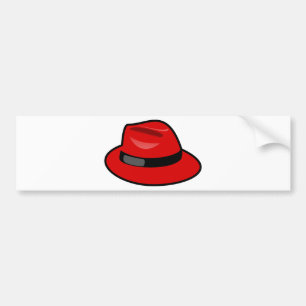 Pegatina Para Coche Red Hat Fedora