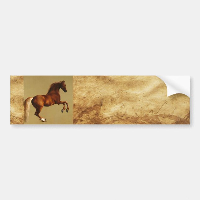 PEGATINA PARA COCHE RED HORSE (Frente)