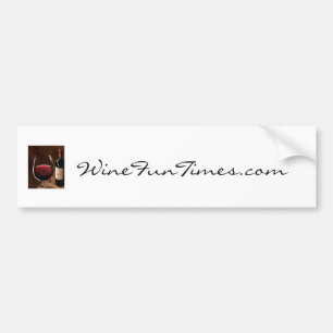 Pegatina Para Coche red_red_wine, WineFunTimes.com