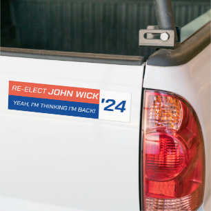 Pegatina Para Coche Reelección de John Wick 2024