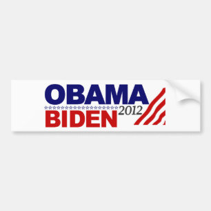 Pegatina Para Coche Reelija a Obama Biden '12