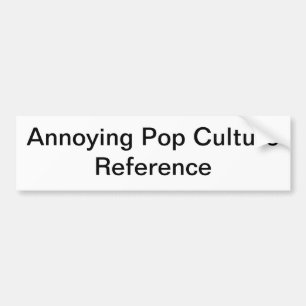 Pegatina Para Coche Referencia genérica del cultura Pop