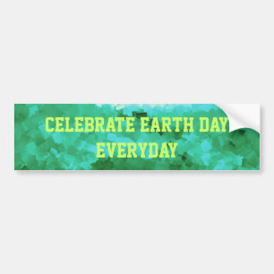 Pegatina Para Coche Reflexiones tranquilas de Earth Day Everyday