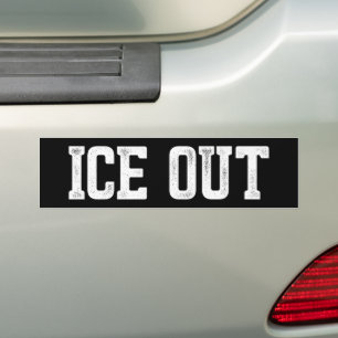Pegatina Para Coche Reforma Inmigración Fuera ICE anti-ICE