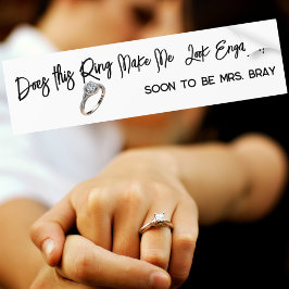 Pegatina Para Coche Regalo de compromiso de moda para la presentación