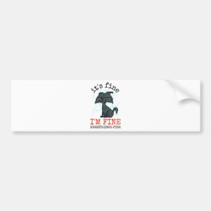 Pegatina Para Coche regalo del día del padre gato papá