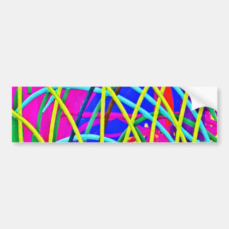 Pegatina Para Coche Regalo femenino abstracto de la novedad del diseño