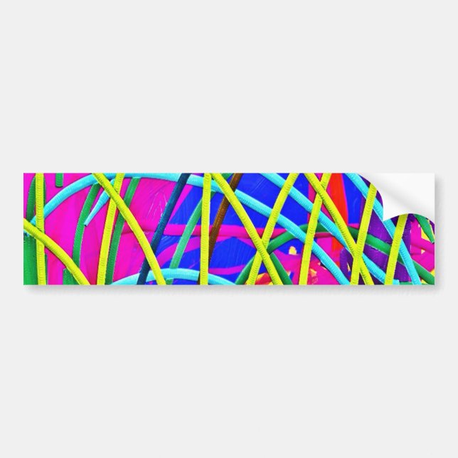Pegatina Para Coche Regalo femenino abstracto de la novedad del diseño (Frente)