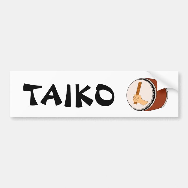 Pegatina Para Coche Regalo para el tambor de Taiko Taiko Drum japonés (Frente)