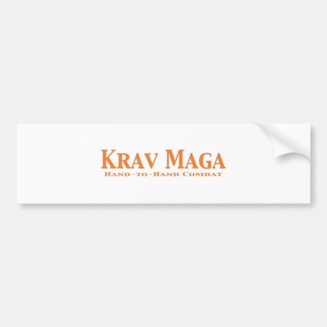 Pegatina Para Coche Regalos de Krav Maga (Frente)