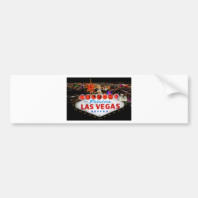 Pegatina Para Coche Regalos de Las Vegas (Frente)
