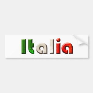 Pegatina Para Coche Regalos del logotipo de Italia para los amantes de